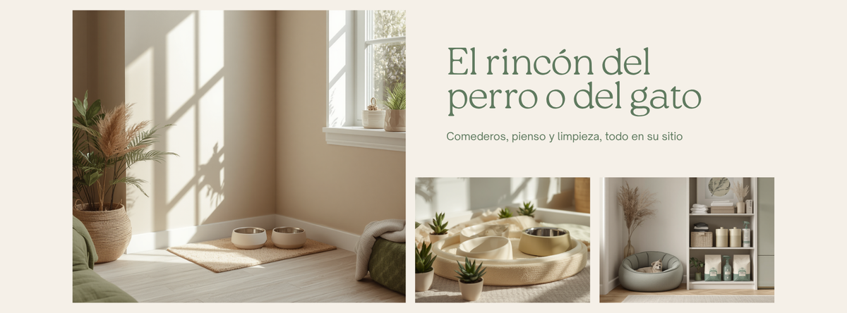 El rincón del perro o del gato en casa