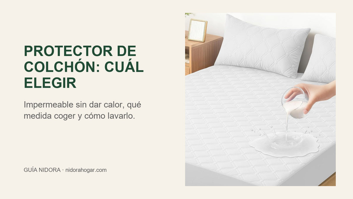 Protector de colchón: cuál elegir - guía NIDORA