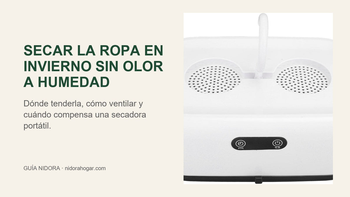 Cómo secar la ropa en invierno dentro de casa - guía NIDORA