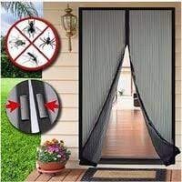 Cortina Mosquitera Magnética para Puerta, sin Herramientas