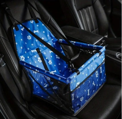 Asiento de Coche para Perro Tipo Cesta con Correa de Seguridad