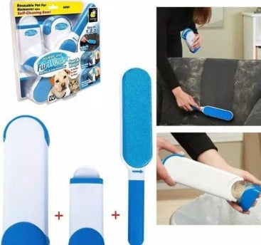 Pack de 2 Cepillos Quitapelos para Perro y Gato (grande y pequeno)