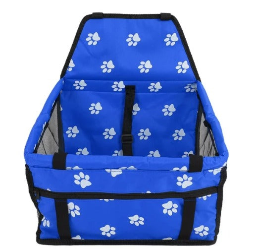 Asiento de Coche para Perro Tipo Cesta con Correa de Seguridad