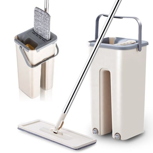Mopa Plana con Cubo de Autoescurrido, 7 L