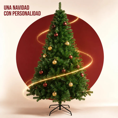 Árbol de Navidad Artificial - de 60 cm a 240 cm, Regalo de Navidad y Año Nuevo, adecuado para decoración interior y exterior, perfecto para el hogar, jardín y espacios comerciales, ideal para celebraciones festivas.