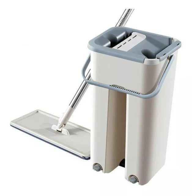 Mopa Plana con Cubo de Autoescurrido, 7 L