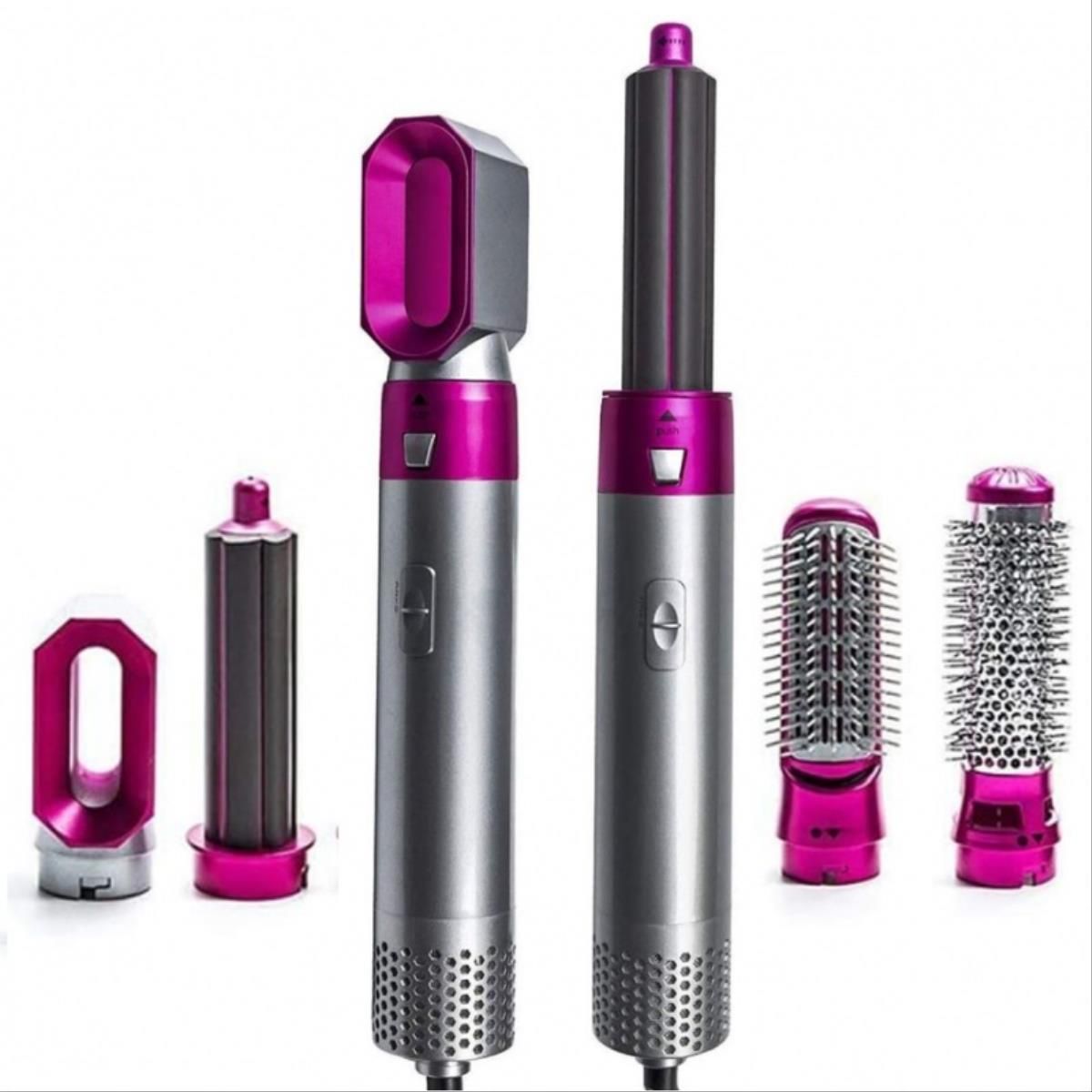 Moldeador de Pelo 5 en 1 con Cabezales Intercambiables
