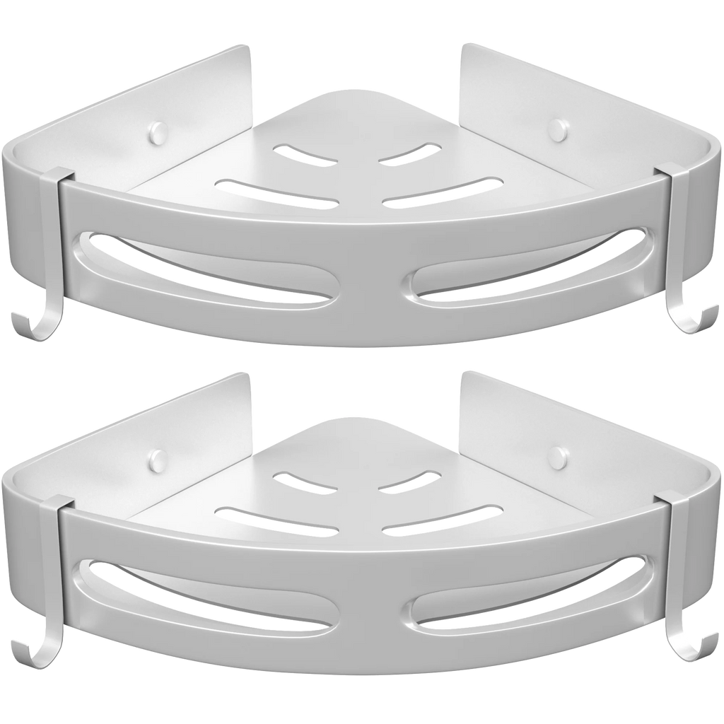 Estantería de Ducha de Aluminio Sin Taladro (2 piezas)