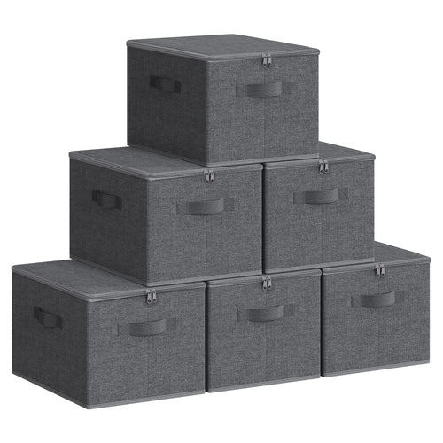 Cajas de Almacenamiento Plegables con Tapa (pack 6)