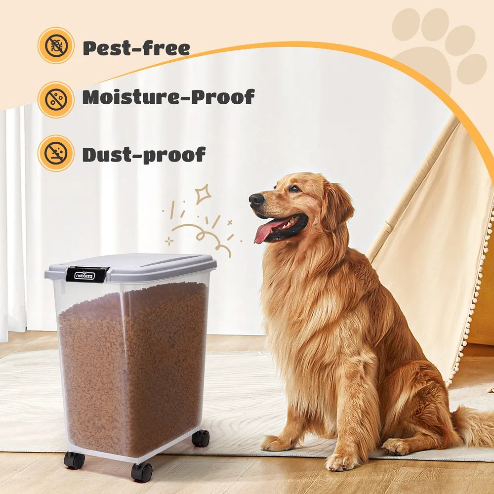 Contenedor de Pienso Hermético con Ruedas (20-40 L) 3