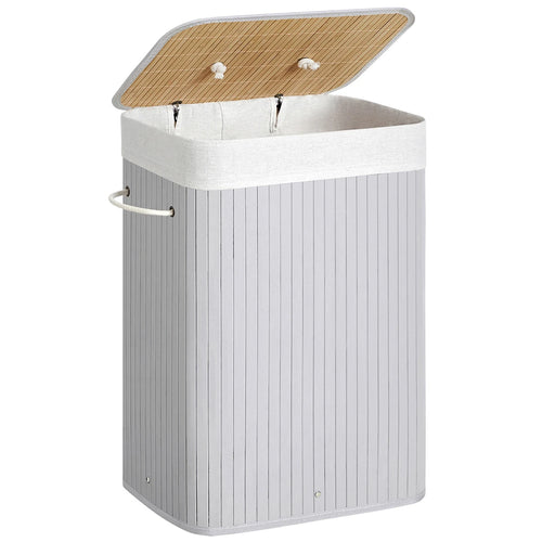 Cesto de Ropa Sucia con Tapa 72 L (SONGMICS)