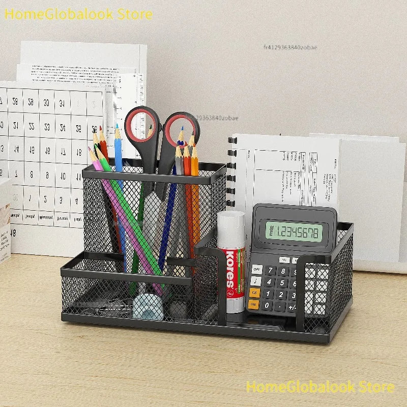 Organizador de Escritorio de 3 Niveles con Cajones