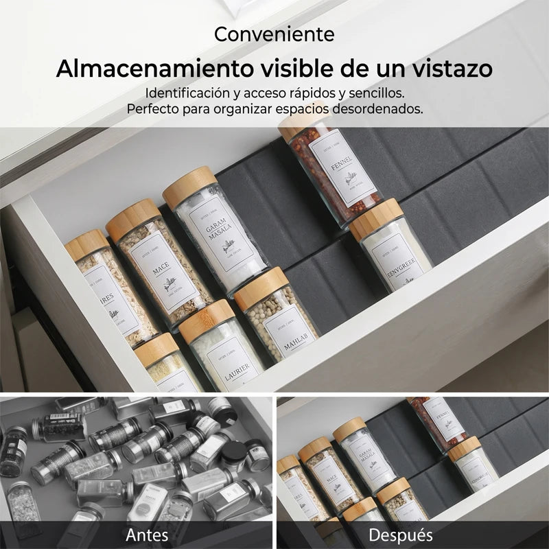 Organizador de Especias Escalonado para Armario 5