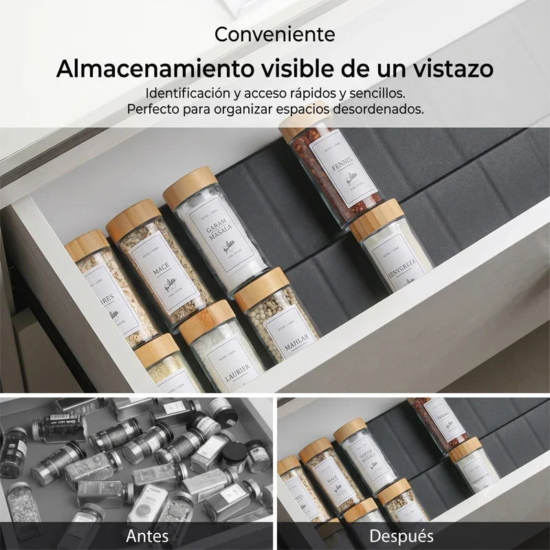 Organizador de Especias Escalonado para Armario 5