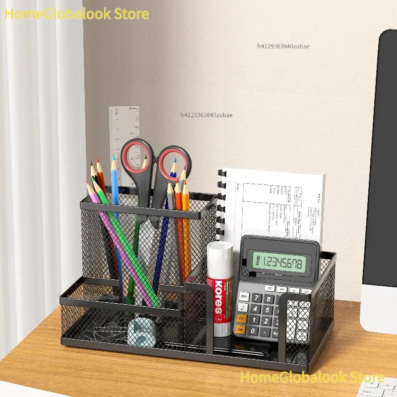 Organizador de Escritorio de 3 Niveles con Cajones