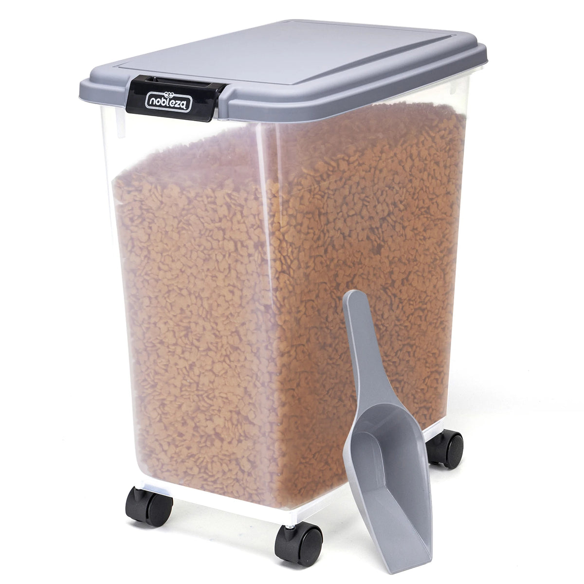 Contenedor de Pienso Hermético con Ruedas (20-40 L)