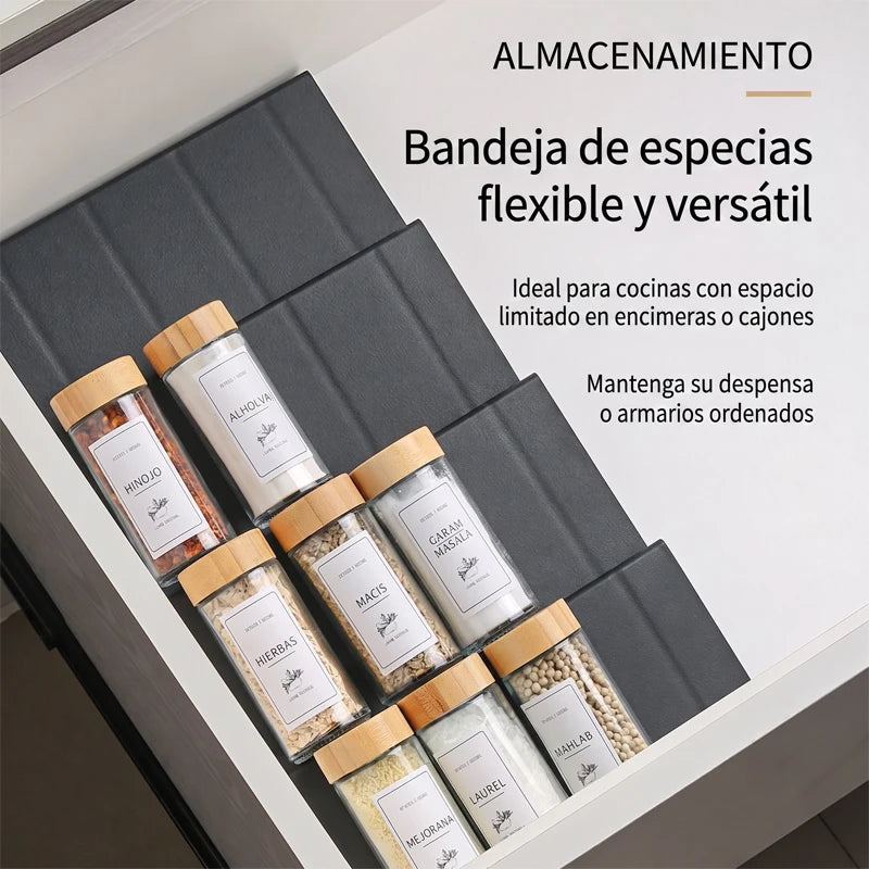 Organizador de Especias Escalonado para Armario
