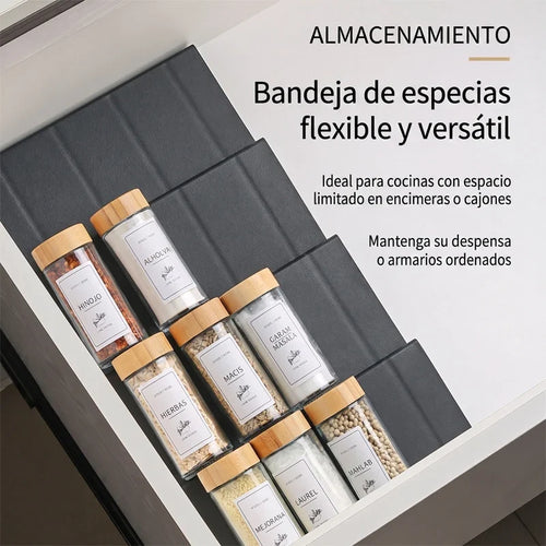 Organizador de Especias Escalonado para Armario