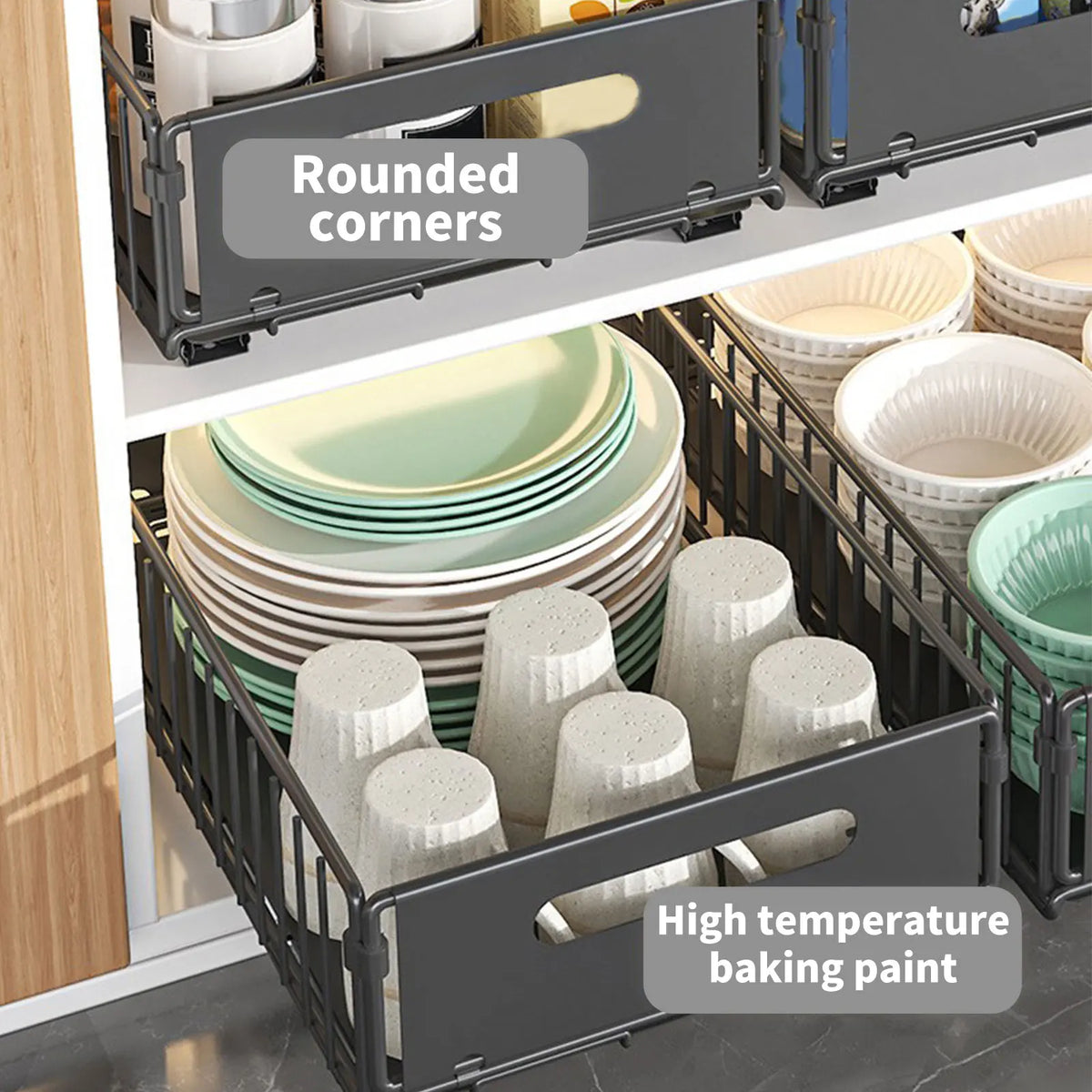 Estantes Extraíbles para Armario de Cocina (2 uds) 4
